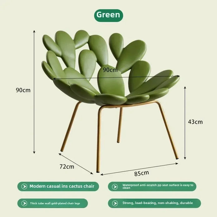 Cactus Leisure Sofa Chair - handmade