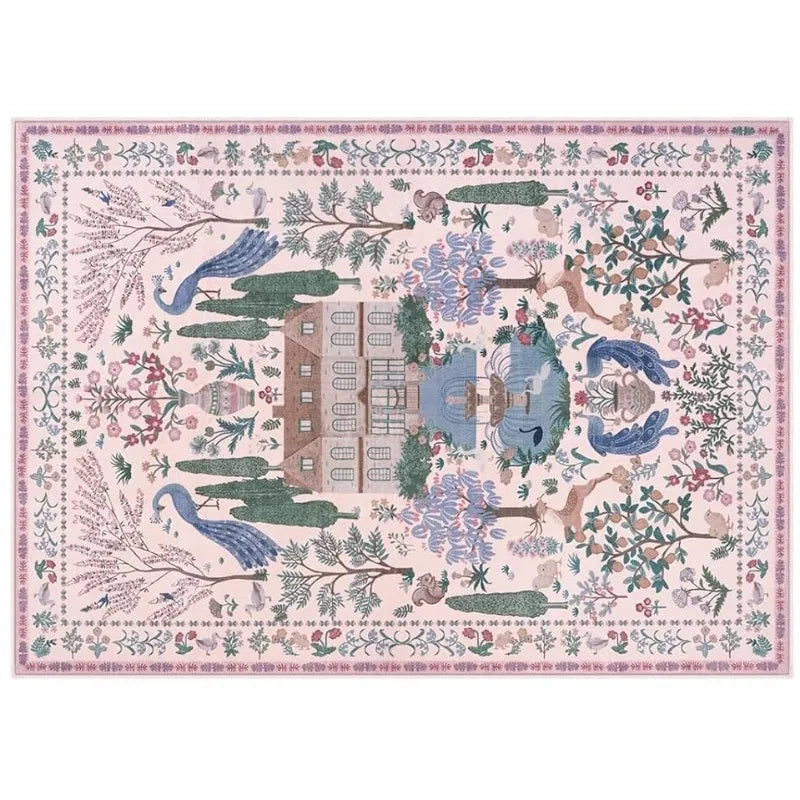 Modern Abstract Living Room Rug - handmade