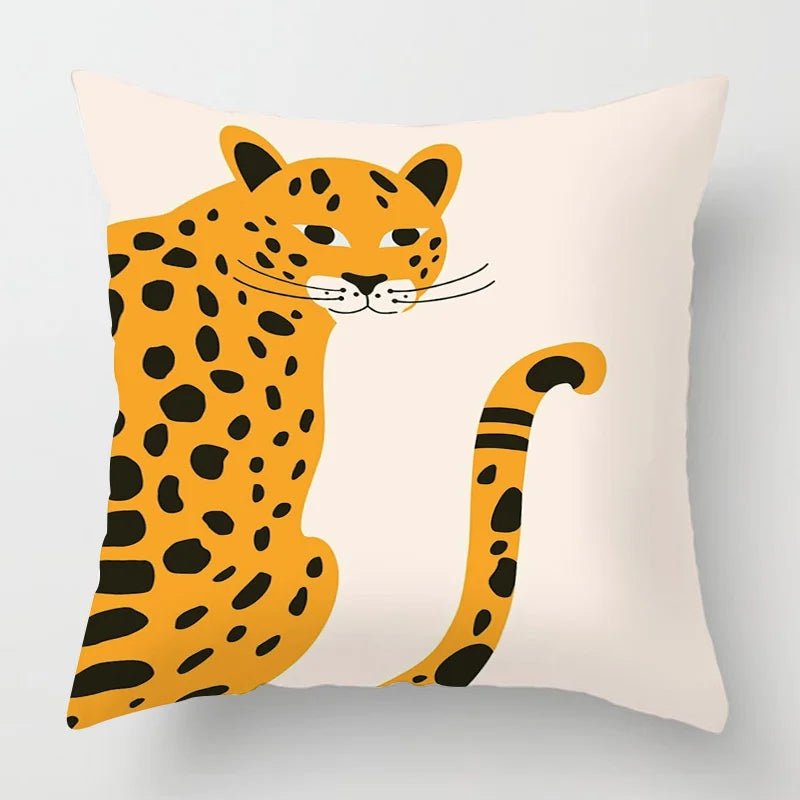 Animal Print Cushion Cover - handmade