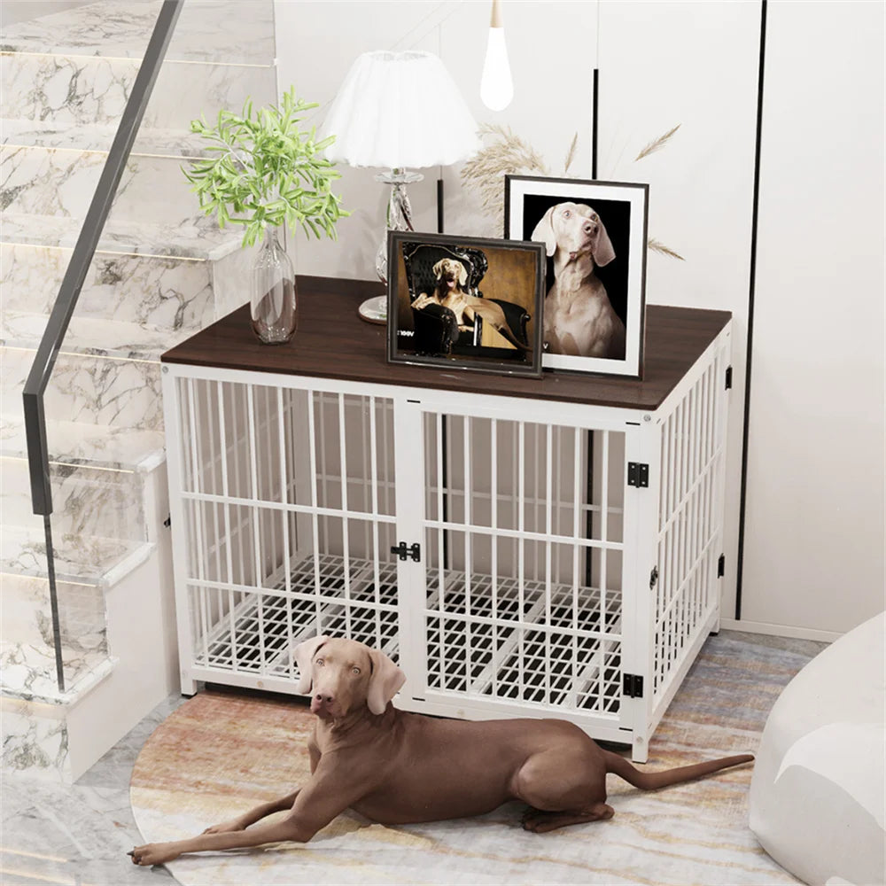 Wooden Dog Crate - handmade