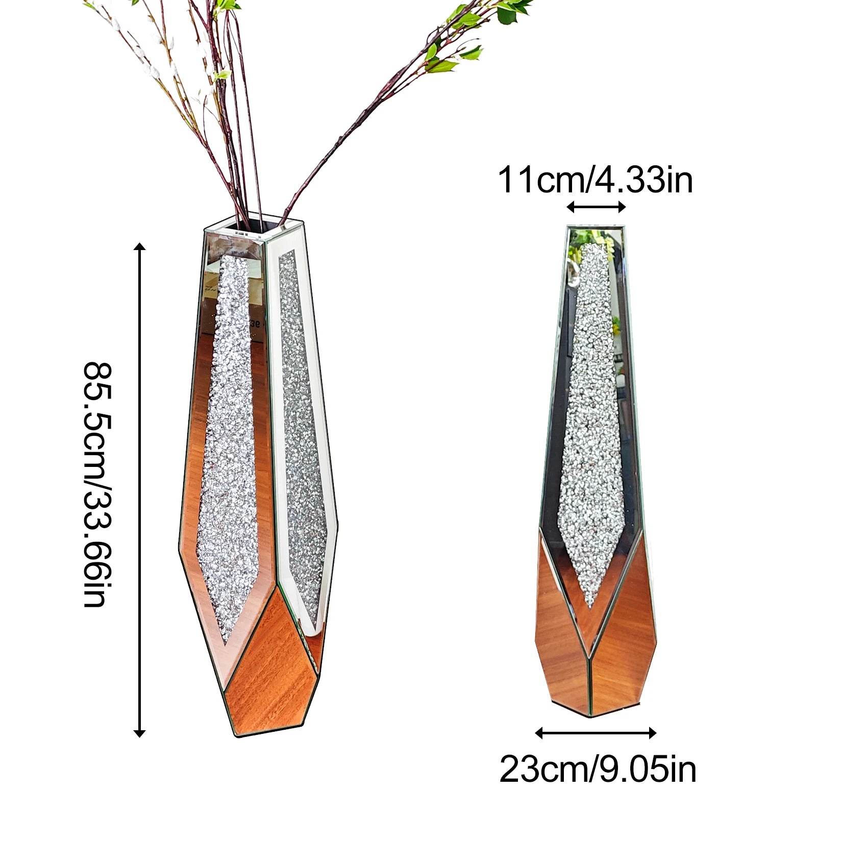 Diamond Vase - handmade