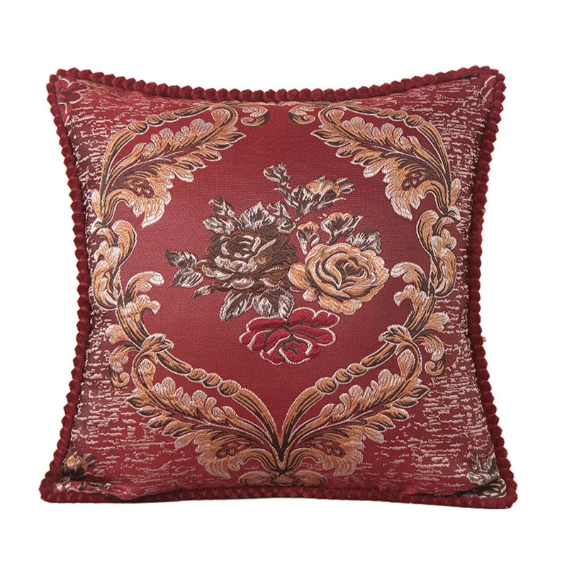 Luxury Embroidered Cushion Cover - handmade