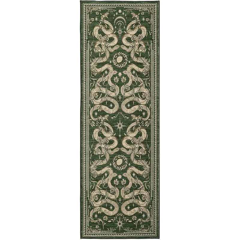 Machine-Washable Bedroom Floor Carpet - handmade