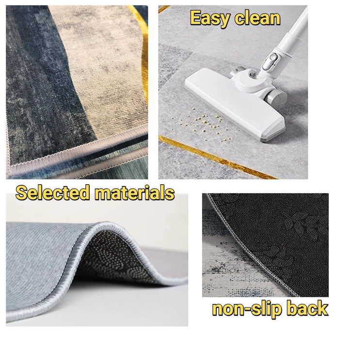 Retro Boho Round Area Rug 6 - handmade