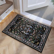 Floral Machine Washable Rug - handmade