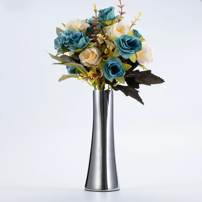 Stainless Steel Flower Vase - handmade