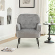 Modern classic upholstered lounge chair living room bedroom single sofa dressing chair - handmade