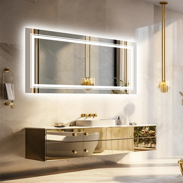 Full-Length Bathroom Mirror - handmade