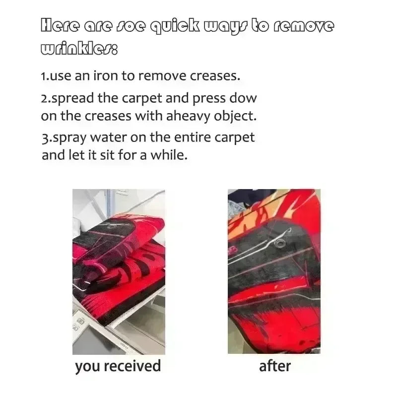 Cartoon Game Kids Room Rug - handmade