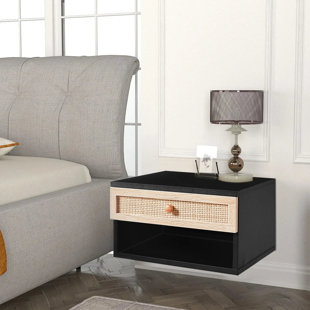 Wall Mounted Floating Bedside Table - handmade