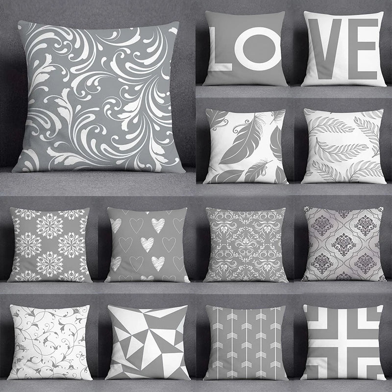 Geometric Cushion Cover - handmade