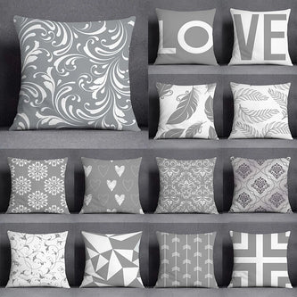 Geometric Cushion Cover - handmade