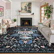 Modern Abstract Living Room Rug - handmade