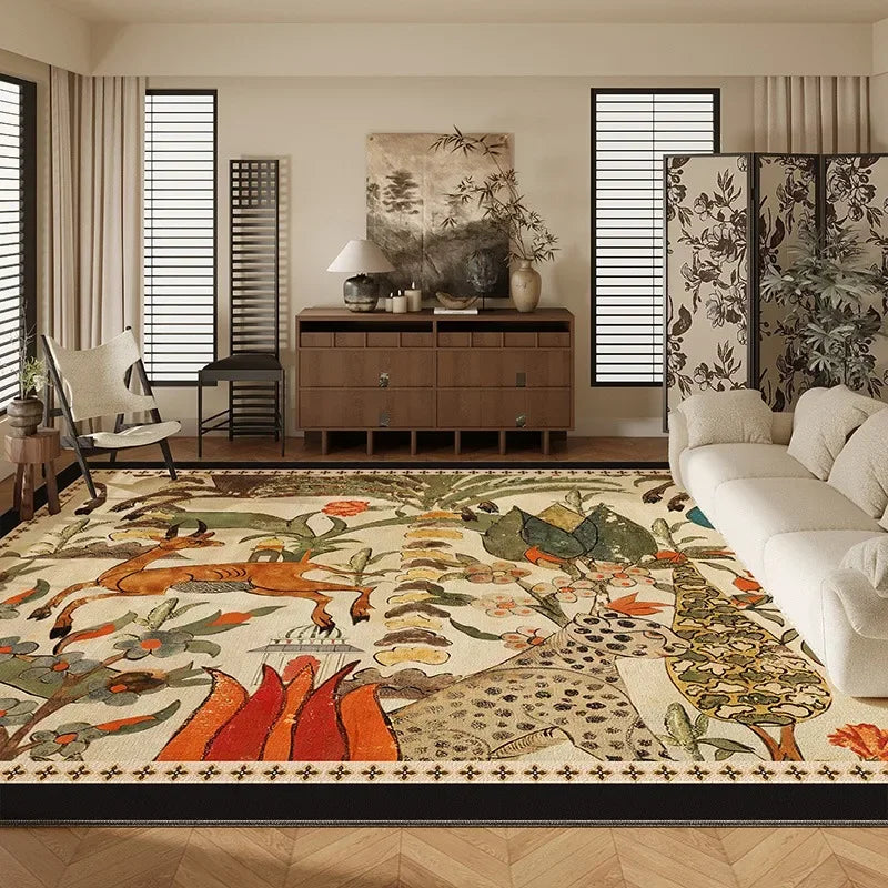 Abstract Art Living Room Carpet – premium handmade décor piece for modern homes.