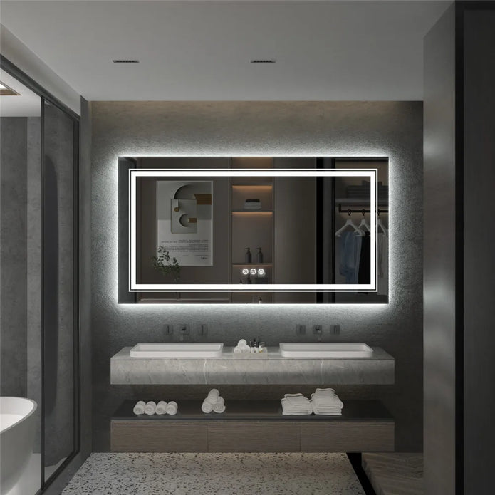 Full-Length Bathroom Mirror - handmade