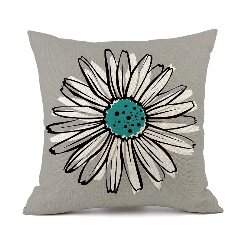 Floral Cushion Cover - handmade