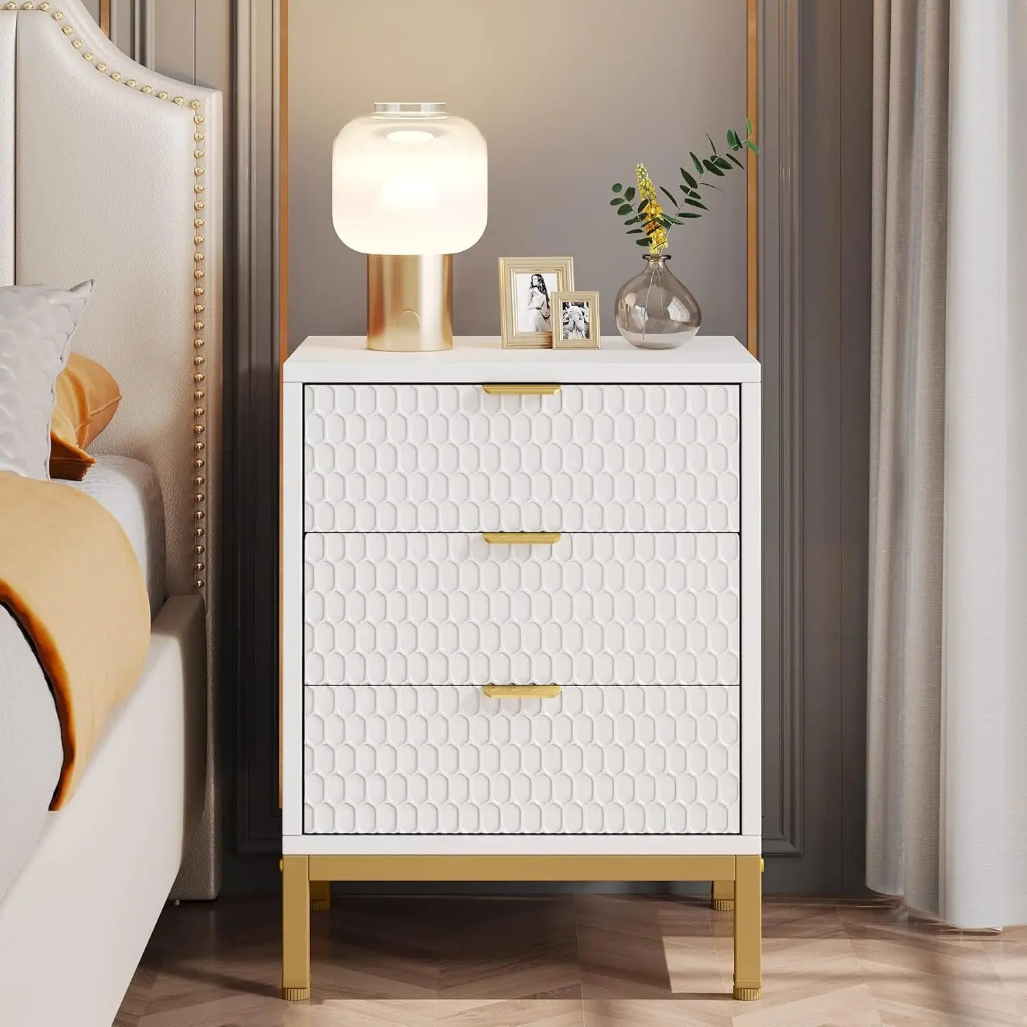 3-Drawer Bedside Table – premium handmade décor piece for modern homes.