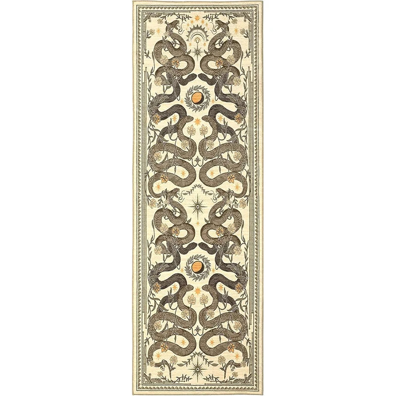 Machine-Washable Bedroom Floor Carpet - handmade