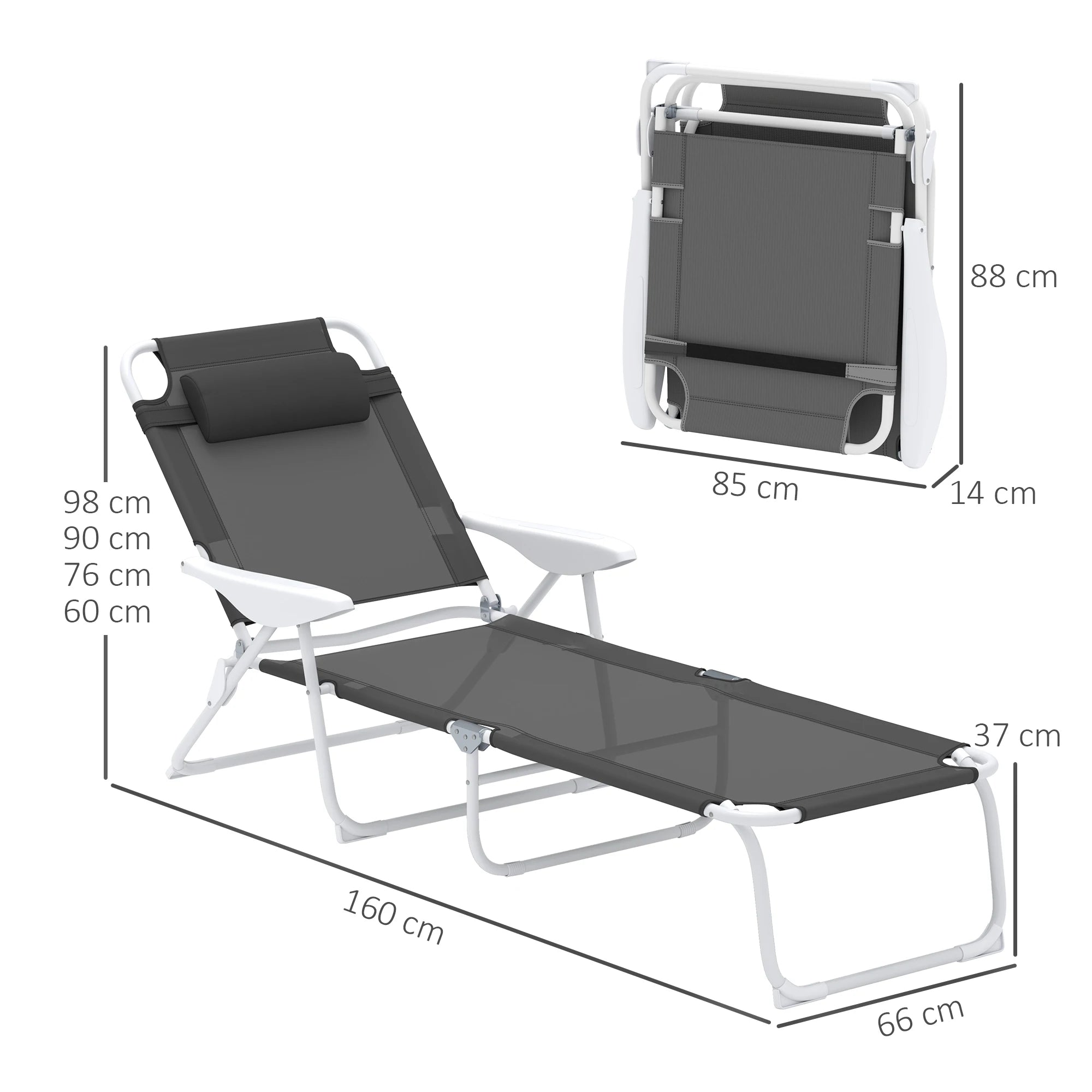 Foldable Sun Lounger - handmade