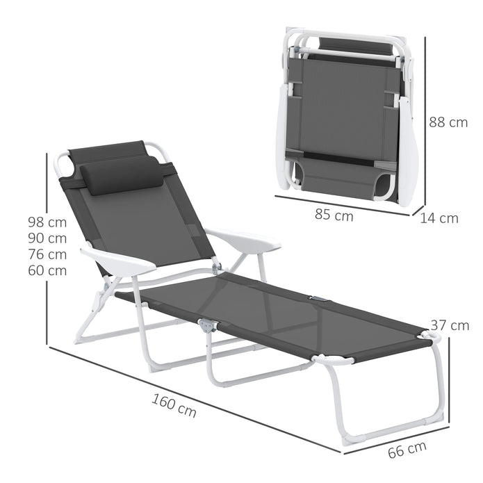 Foldable Sun Lounger - handmade