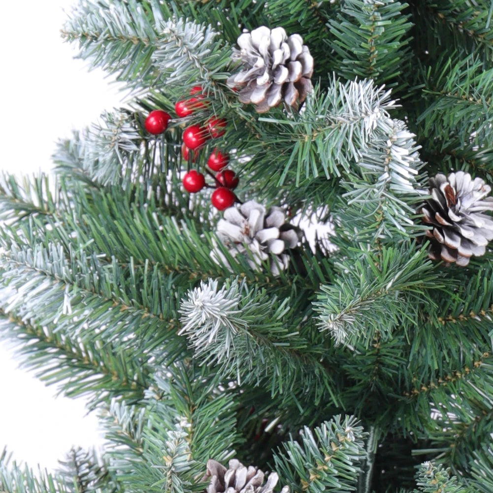 30Pcs Natural White-Tipped Pine Cone Ornaments – premium handmade décor piece for modern homes.