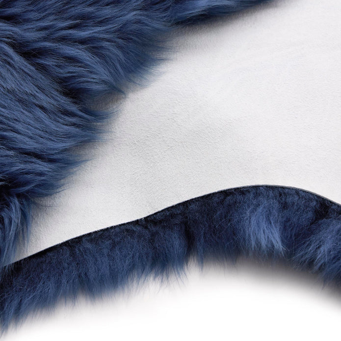 Origins Genuine Sheepskin Navy - handmade