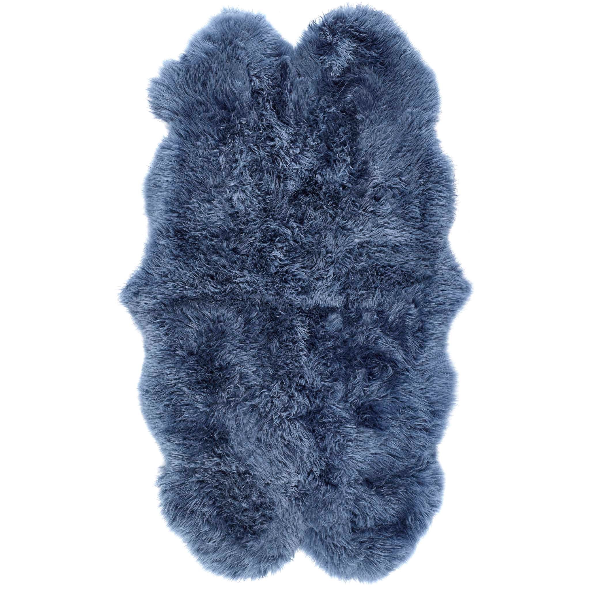 Origins Genuine Sheepskin Navy - handmade