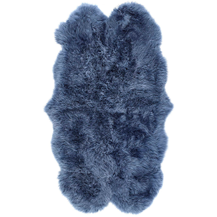Origins Genuine Sheepskin Navy - handmade