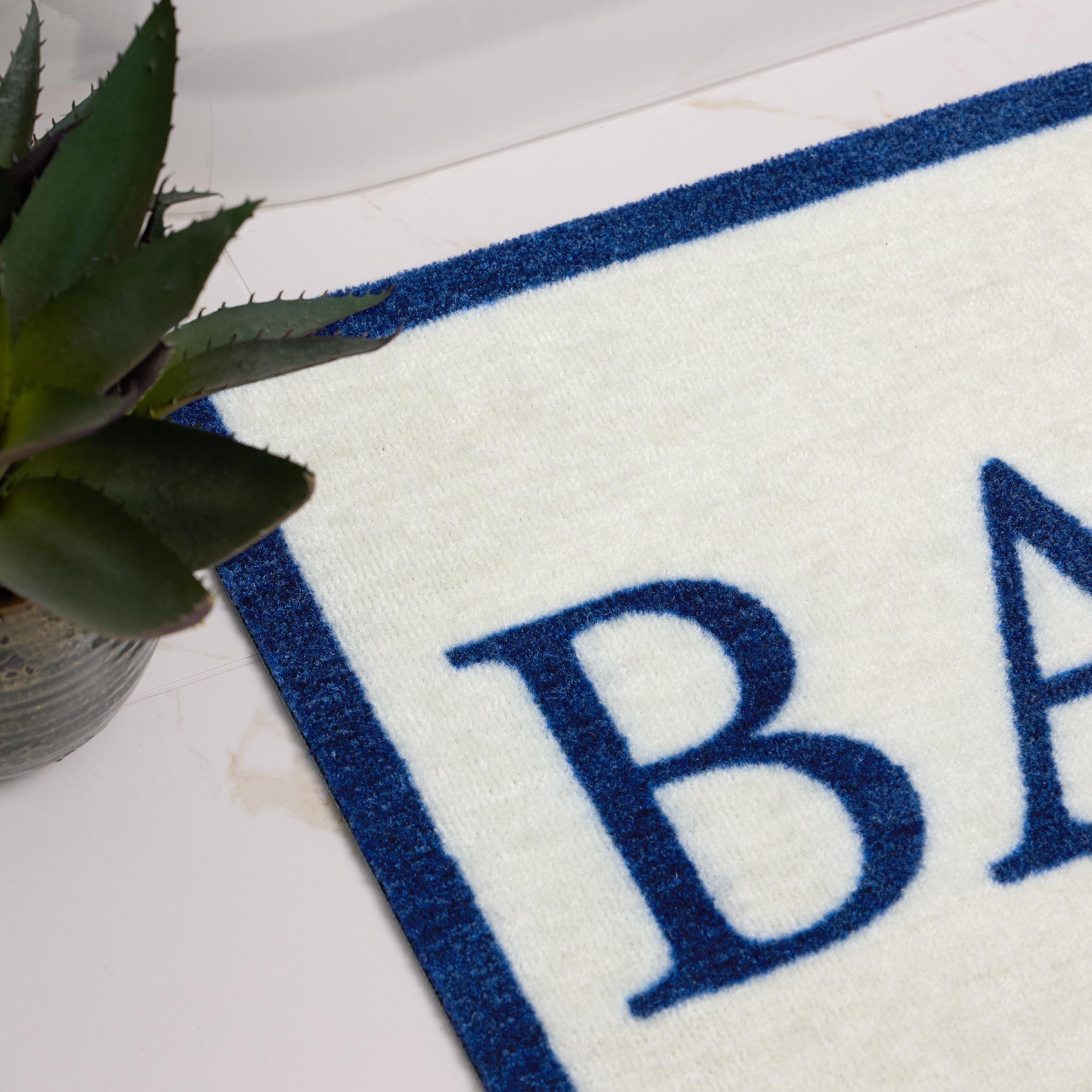 My Mat Nylon Printed Bathroom Simply Bath - handmade