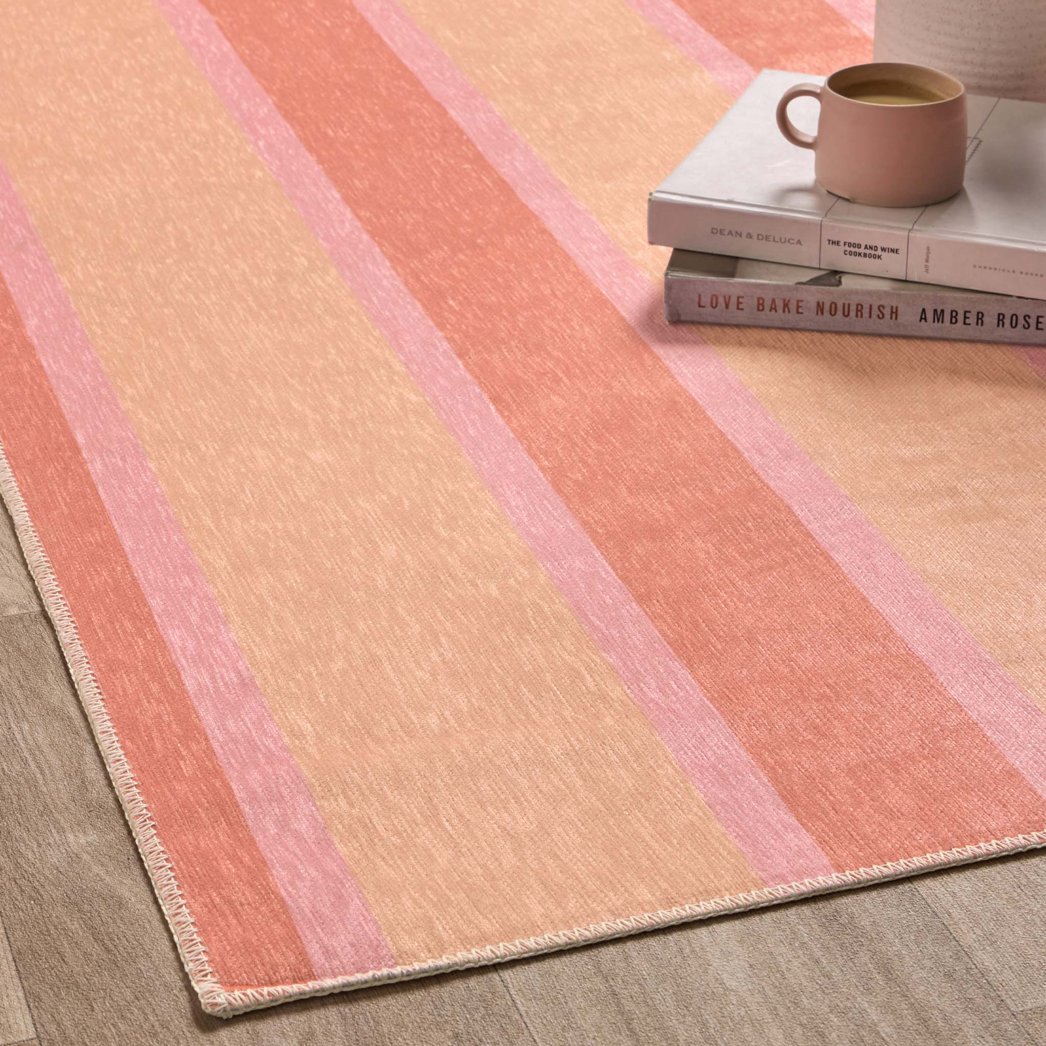 Origin Washable Sorbet Stripe - handmade