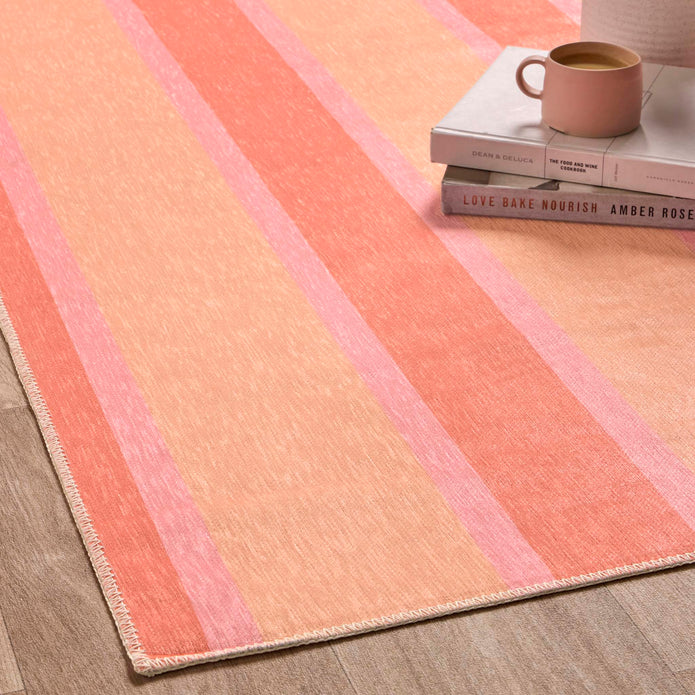 Origin Washable Sorbet Stripe - handmade
