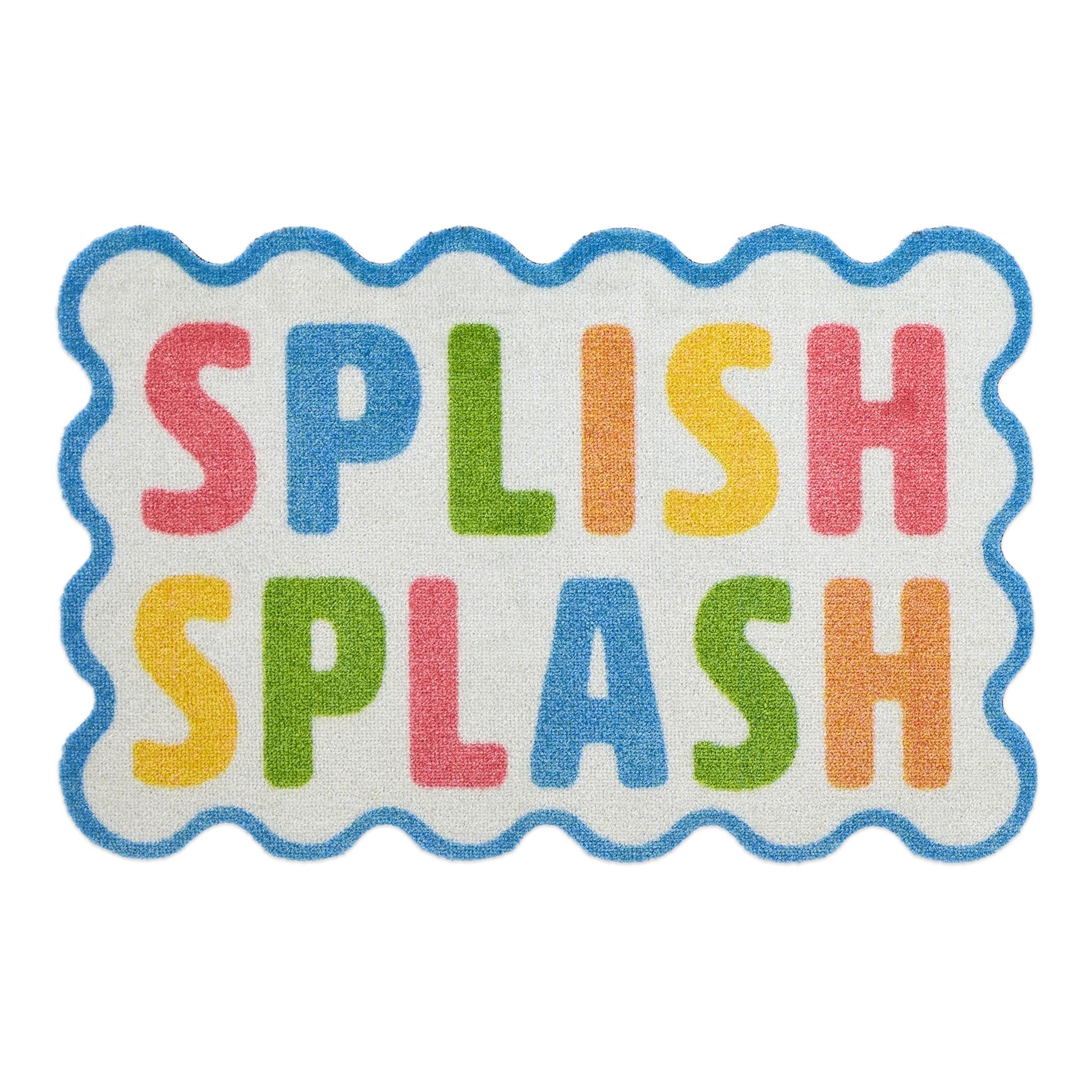 My Mat Nylon Printed Bathroom Splish Splash - handmade