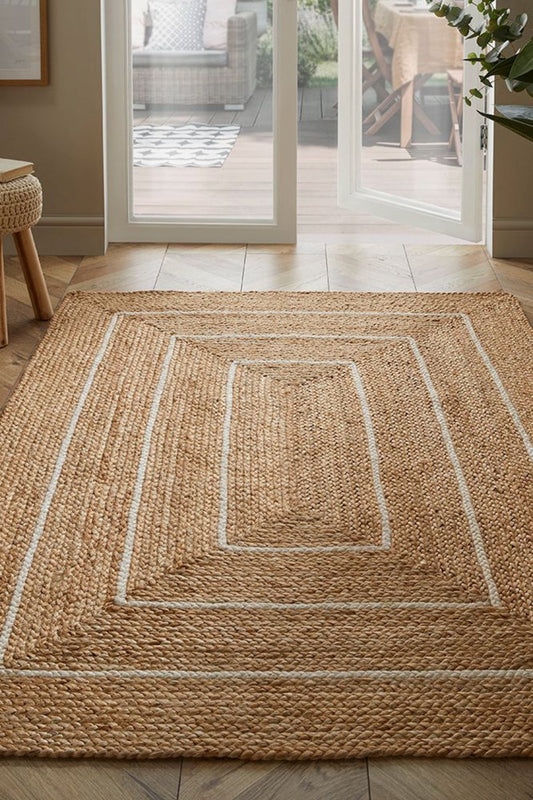 Prestbury Natural Hand Braided Border (Indoor/Outdoor)