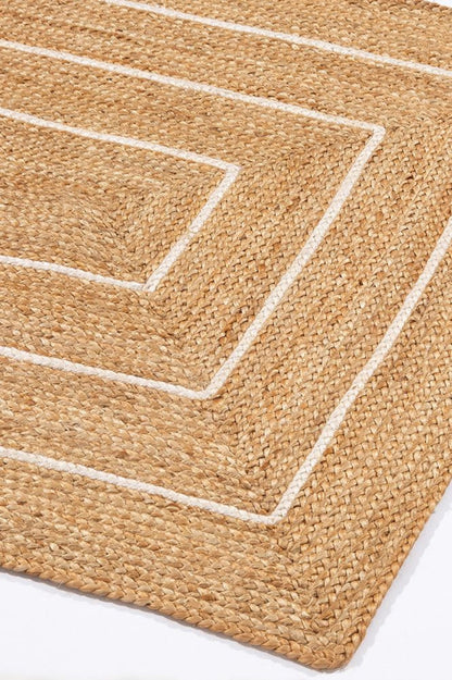 Prestbury Natural Hand Braided Border (Indoor/Outdoor)