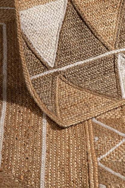 Prestbury Hand Braided Natural Jute Diamond