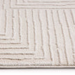 Origins Zen Cream Geometric Rug - handmade