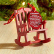 Christmas Ornaments Rocking Chair - handmade Ornament