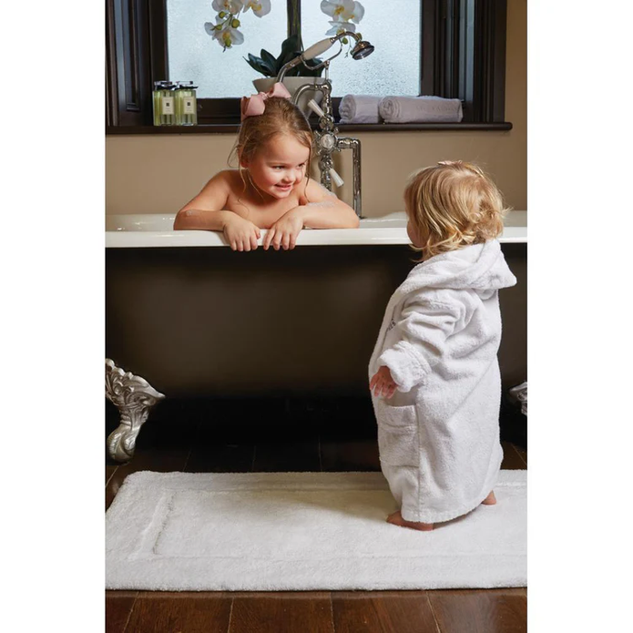 Bamboo Border White - handmade