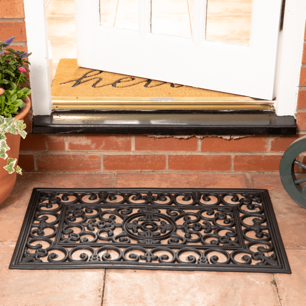 BEST SELLER Rubber Doormat Heavy Duty Outdoor 40x60cm Doormat 40x60 cm / Grey RUGS_and_MORE CRC457BKRS1