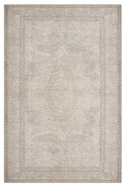 BEST SELLER Washable Oppo Rug 80x150 cm / Beige/Grey / Chenille Backing: 50% TPR + 50% Cotton RUGS_and_MORE 5061020642019