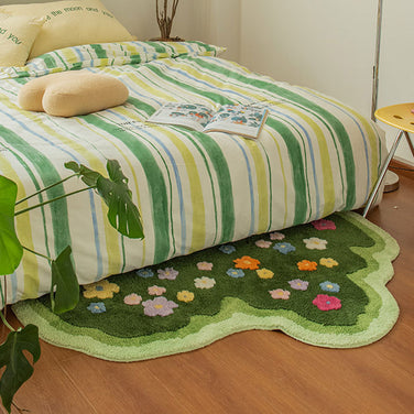 Soft Aesthetic Area Rug – Living Room, Bedroom, Hallway, Doormat