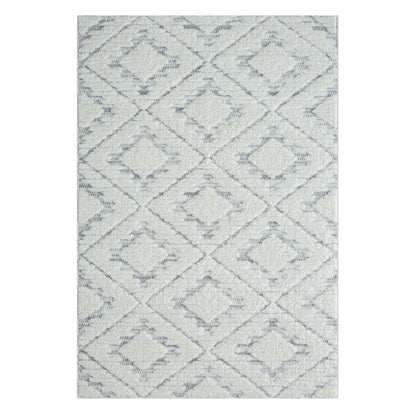 Carnaval Diamond Light Grey Rug 160 x 230cm RUGS_and_MORE EB-205013403272