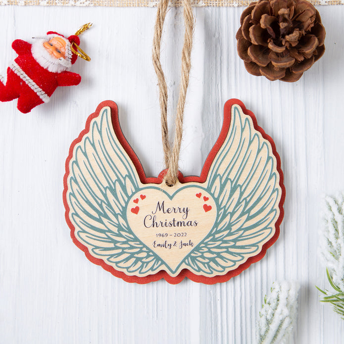 Personalised Christmas Name Ornament - handmade