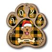 Personalised Dog Christmas Hat Wooden Ornament - handmade Ornament