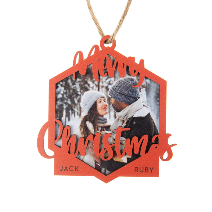 Personalised Photo Christmas Ornaments - handmade