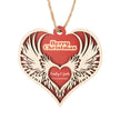 Personalised Merry Christmas Heart Ornament - handmade