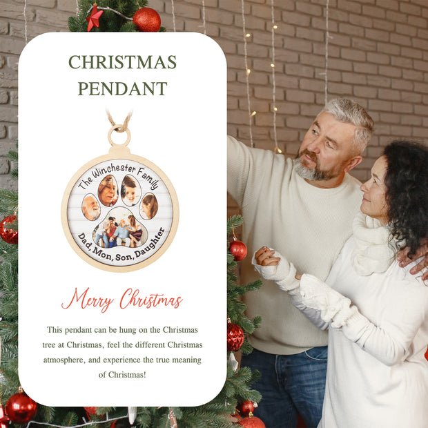 Personalised Photo Christmas Ornament - handmade