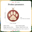 Personalised Name Paw Christmas Ornament - handmade