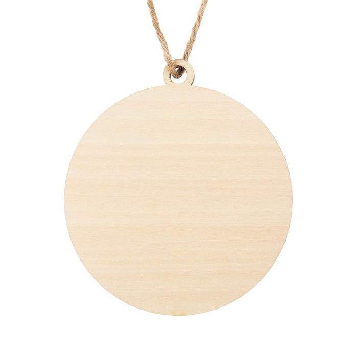 Personalised Name Paw Christmas Ornament - handmade