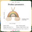 Personalised Rainbow Christmas Name Ornament - handmade